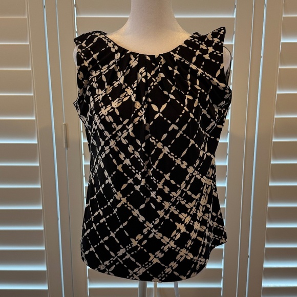NWT Calvin Klein Sleeveless Blouse Petite Medium - Picture 1 of 7